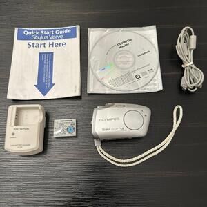 Olympus Stylus Verve Camera Charger Disc Guide Cord (FOR PARTS ONLY) Untested